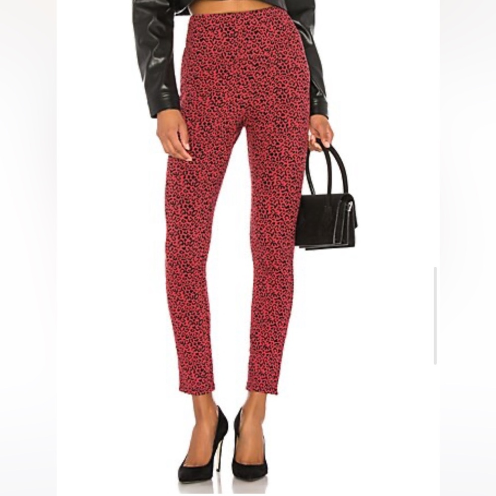 Becca Leggings in Red Leopard | Lovers + Friends XXS